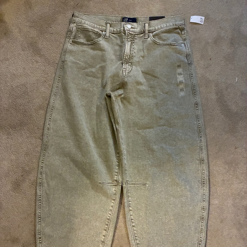 Gap high rise barrel Jean
